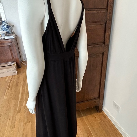 J Crew Black Maxi Dress Size M - Picture 4 of 6